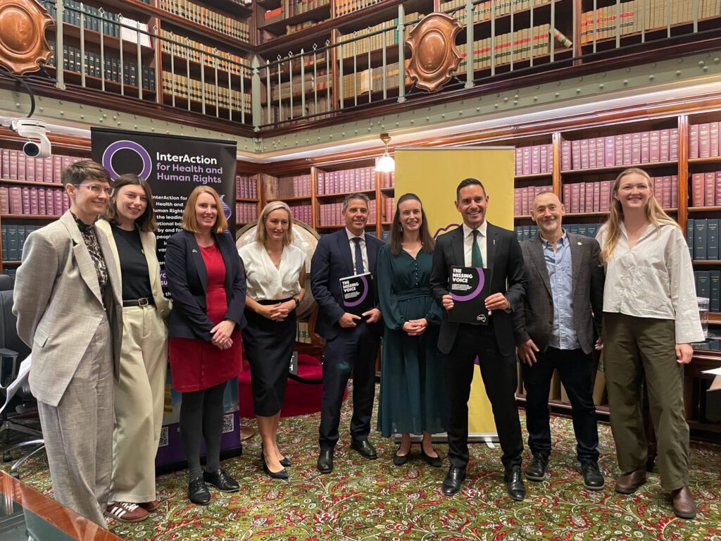 People at the NSW launch of the Missing Voice report